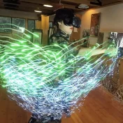 Drue Kataoka creating in mixed reality